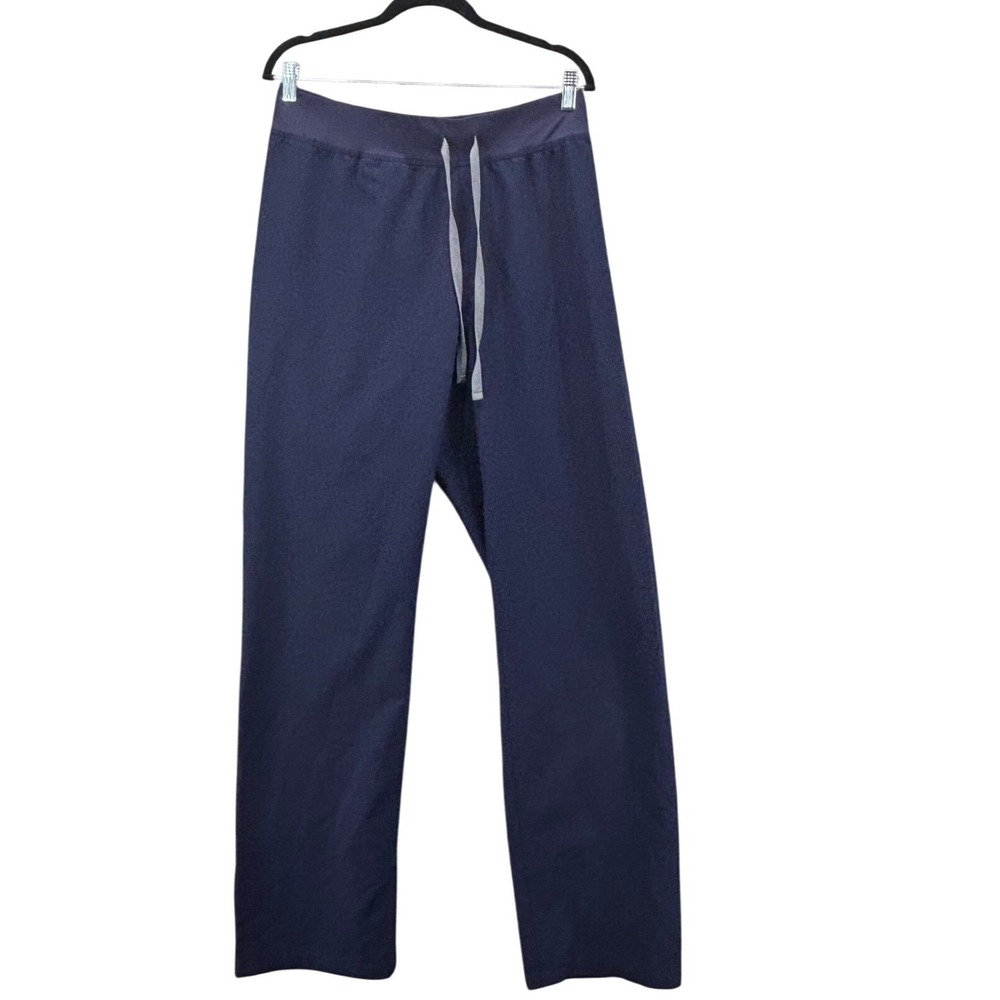 FIGS Livingston Navy Blue Scrub Pants Women Large Tall W22SW2016T Technical